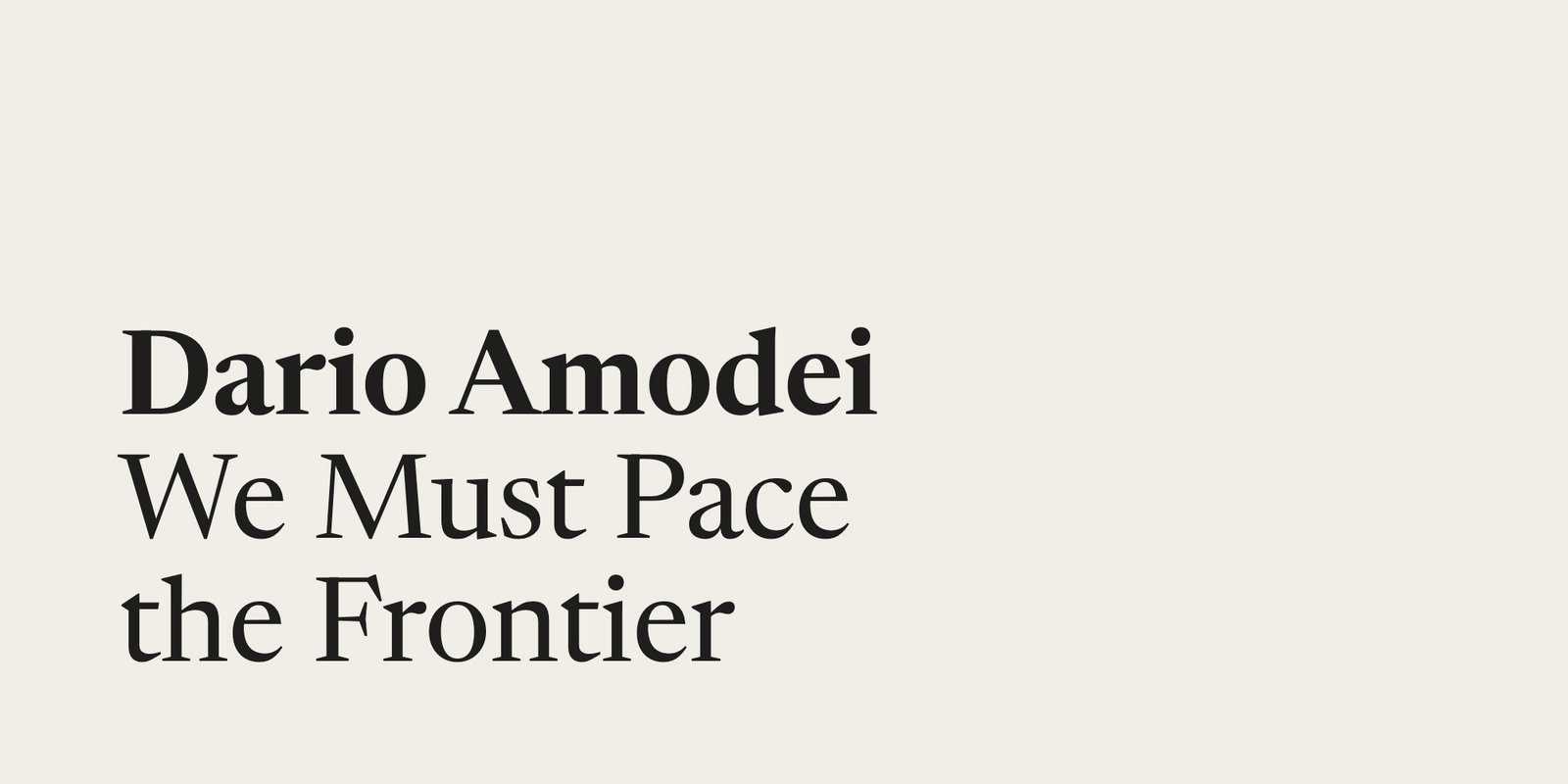 Dario Amodei pide frenar la IA y Musk le da la razón